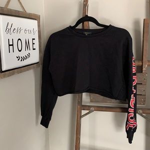 Forever 21 long sleeve crop top